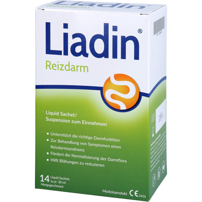 Liadin Reizdarm Suspension zur Behandlung von Symptomen eines Reizdarmsyndroms und zur Förderung der Normalisierung der Darmflora, 14 pc Solution