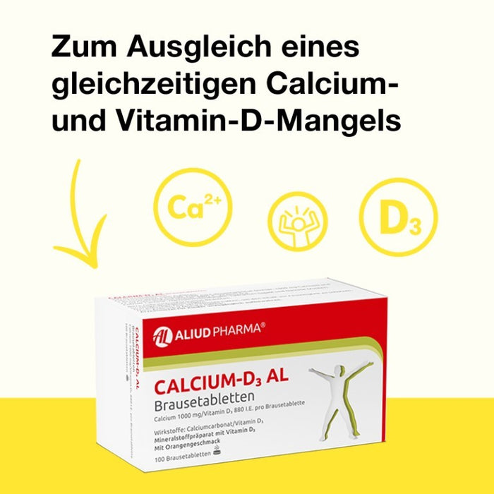 Calcium-D3 AL Brausetabletten, 100 pcs. Tablets