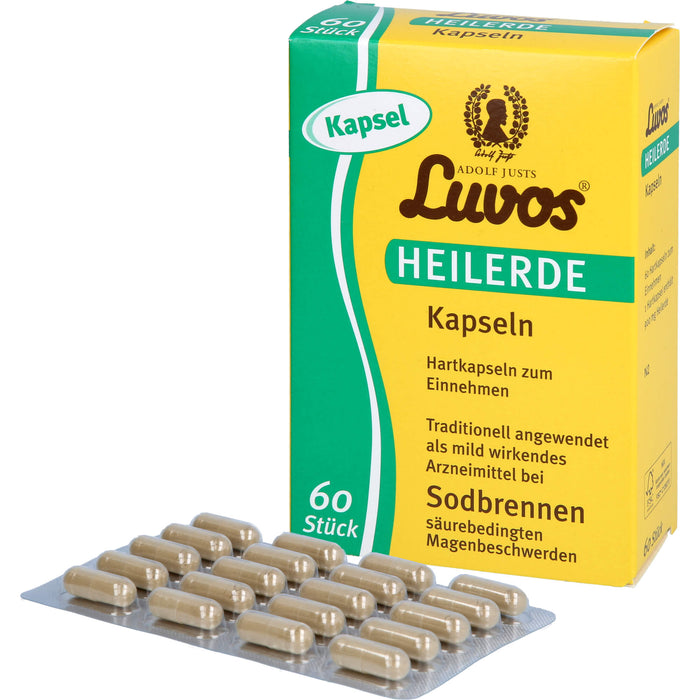 Luvos Heilerde Kapseln bei Sodbrennen, 60 pc Capsules