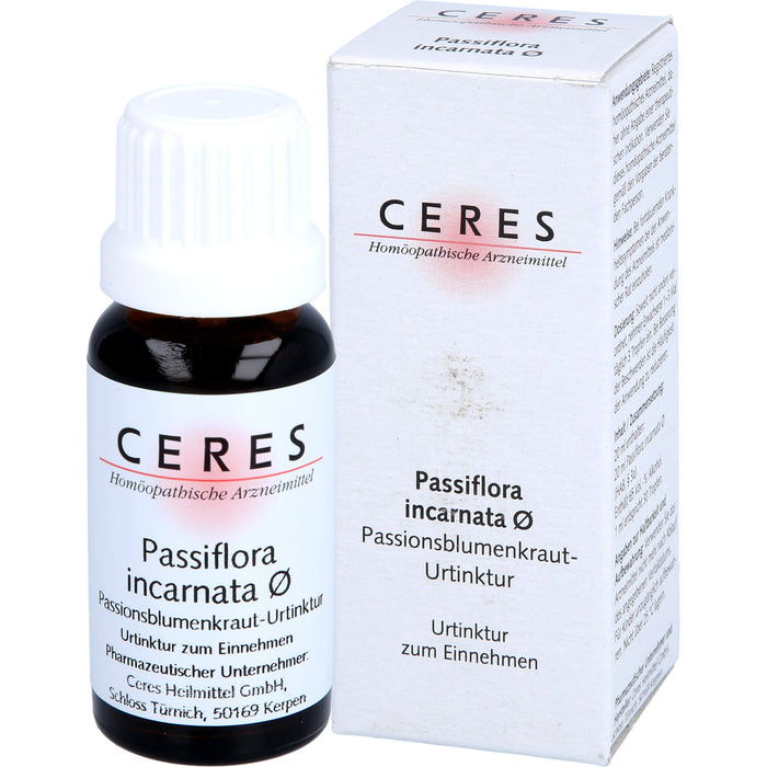 CERES Passiflora incarnata ø Urtinktur, 20 ml Lösung