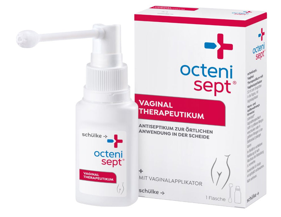 octenisept Vaginaltherapeutikum - Spray inkl. Applikator gegen Scheidenpilz, bakterielle Vaginose, Pilzinfektion, Juckreiz, Brennen und Ausfluss, 50 ml Lösung