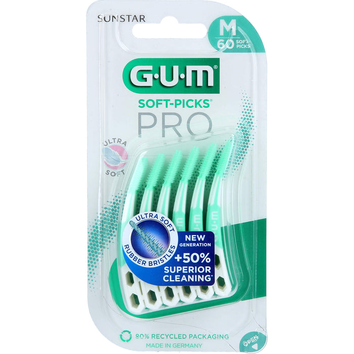 GUM SOFT-PICKS PRO MEDIUM, 60 St ZBU