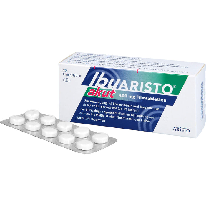 Ibuaristo Akut 400mg Fta, 20 St FTA