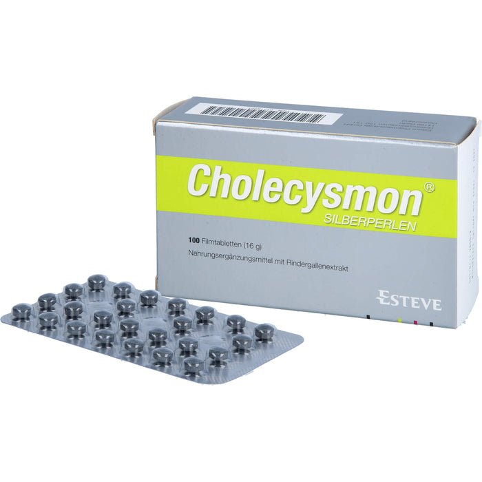 Cholecysmon Silberperlen nach fettem Essen Filmtabletten, 100 pcs. Tablets