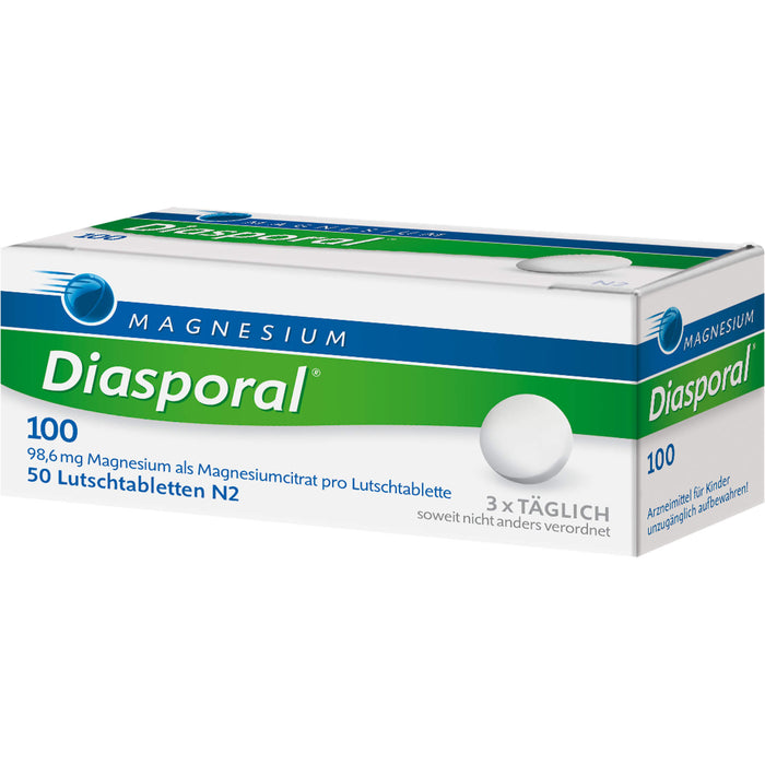 Magnesium-Diasporal 100 Lutschtabletten, 50 pc Tablettes