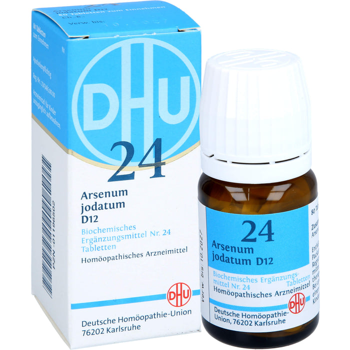 DHU Schüßler-Salz Nr. 24 Arsenum jodatum D12 Tabletten, 80 pc Tablettes