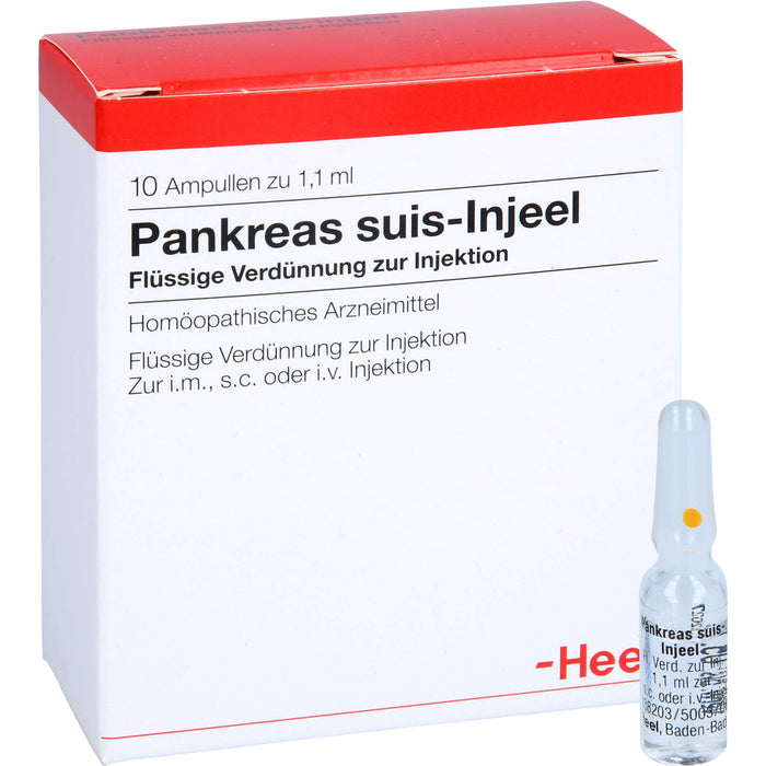 Pankreas suis-Injeel Ampullen, 10 pc Ampoules