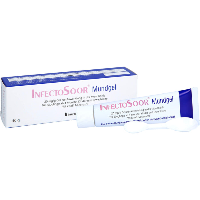 InfectoSoor Mundgel bei Hefepilzinfektionen der Mundschleimhaut, 40 g Gel