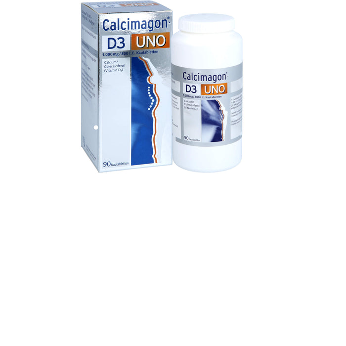 Calcimagon D3 Uno Kautabletten, 90 St. Tabletten