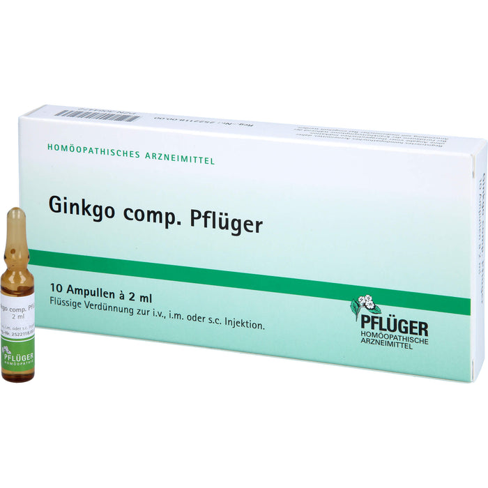 Ginkgo comp. Pflüger Amp., 10 pcs. Ampoules