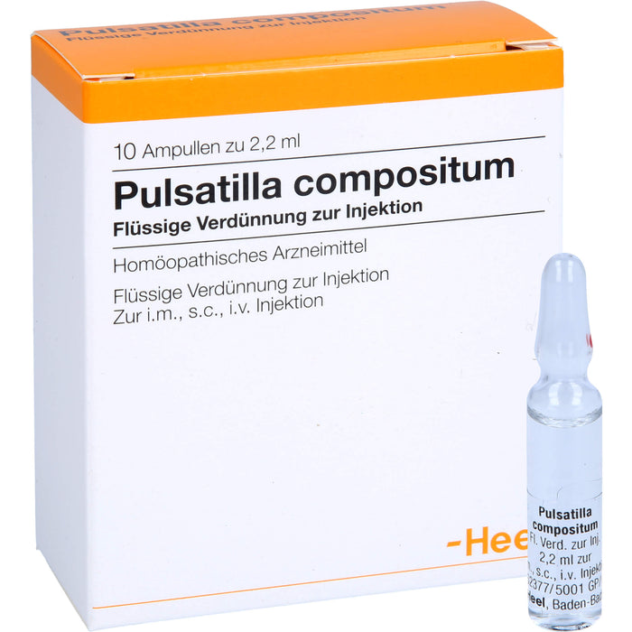 Pulsatilla compositum flüssige Verdünnung, 10 pc Ampoules