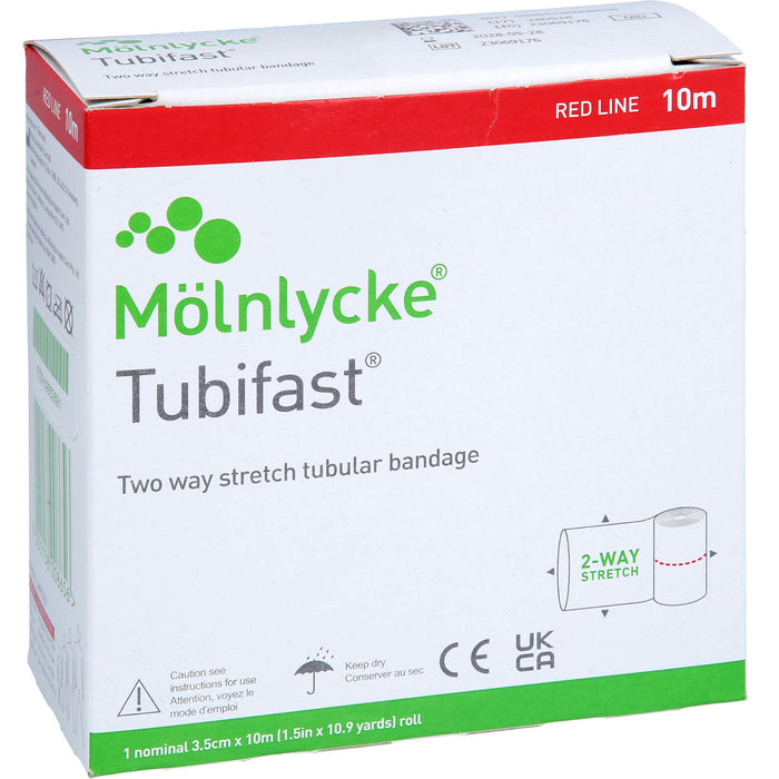 Mölnlycke Tubifast 2-Way Stretch 3,5 cm x 10 m rot, 1 pcs. Bandage