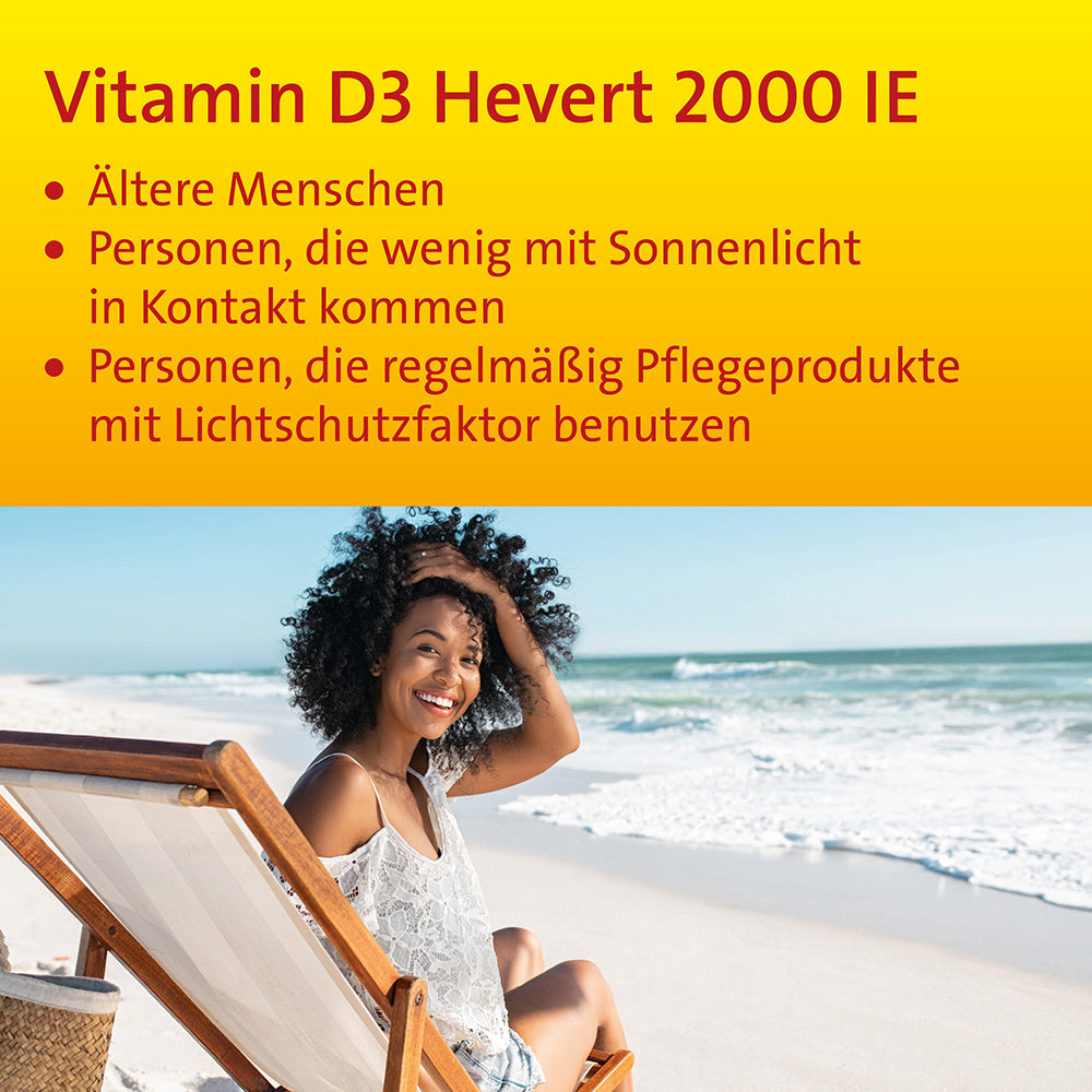 Vitamin D3 Hevert 2000 IE, 60 St. Tabletten