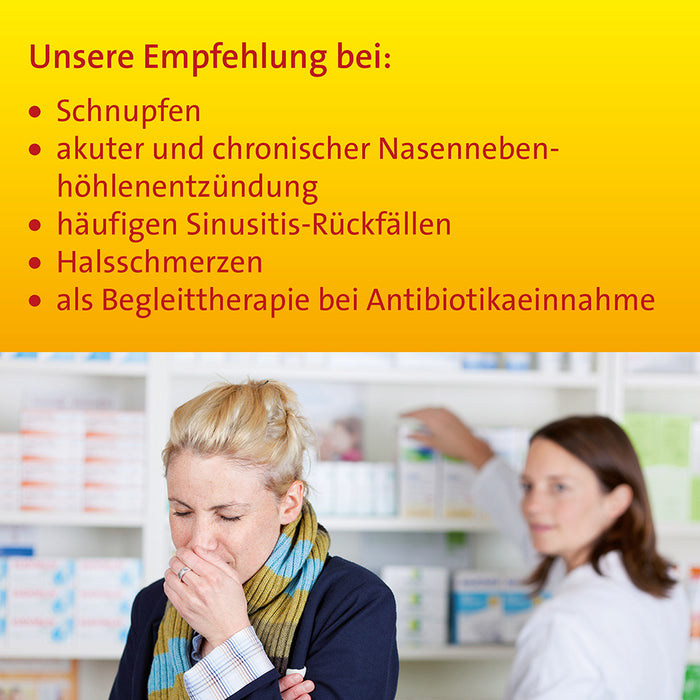 Sinusitis Hevert SL bei Schnupfen und Entzündungen der Nasennebenhöhlen, 100 St. Tabletten