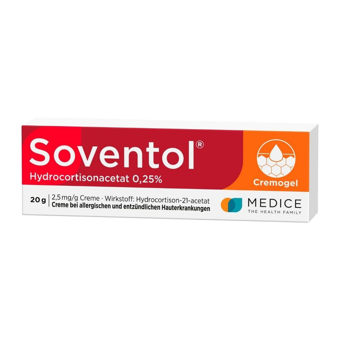 Soventol HydroCortisonAcetat 0,25 % Creme, 20 g Cream