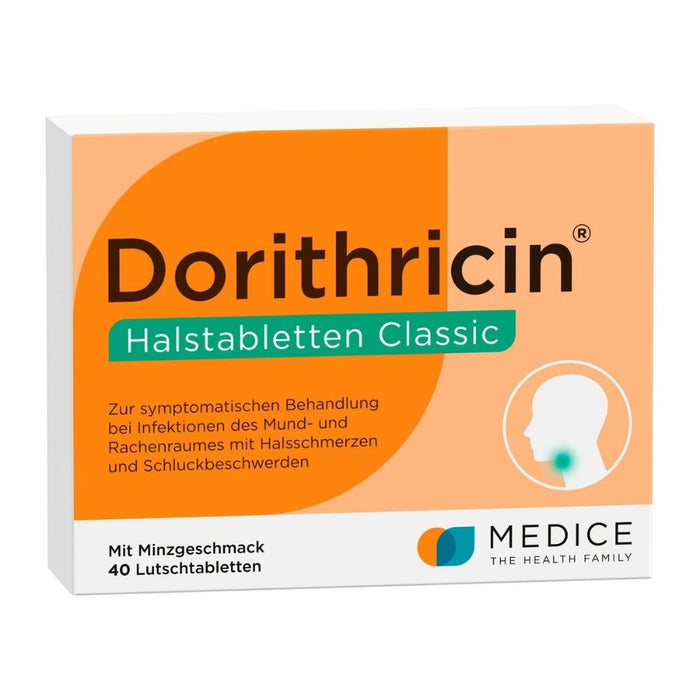 Dorithricin Halstabletten Classic, 40 pcs. Tablets