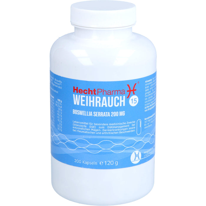 Hecht H 15 Weihrauch GPH Kapseln 200 mg, 200 pcs. Capsules