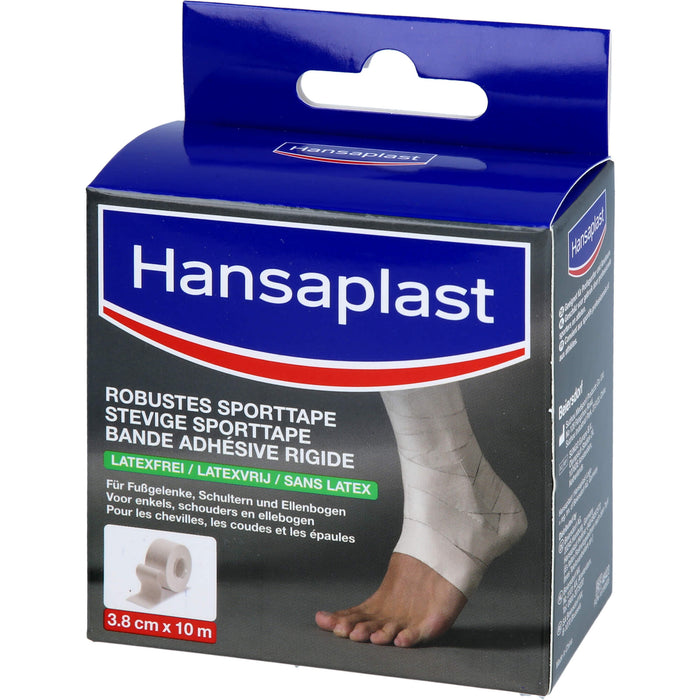 Hansaplast Robustes Sporttape Weiß 3,8cm x 10m, 1 St BAN