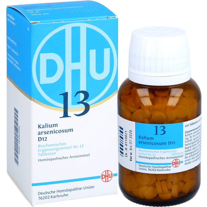 DHU Schüßler-Salz Nr. 13 Kalium arsenicosum D12 Tabletten, 420 pcs. Tablets