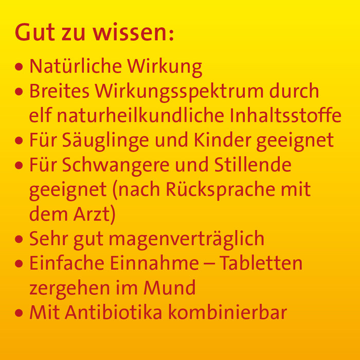 Sinusitis Hevert SL bei Schnupfen und Entzündungen der Nasennebenhöhlen, 40 St. Tabletten