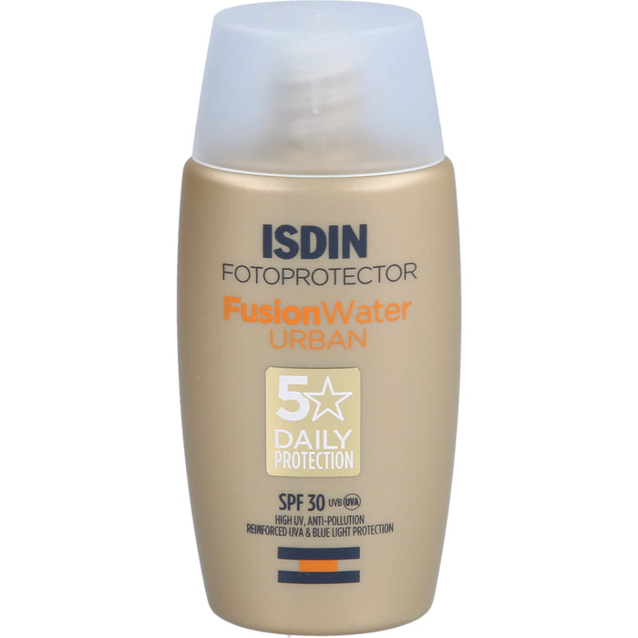 ISDIN Fotoprotector Fusion Water Urban LSF 30 zum Schutz und zur Pflege der Haut, 50 ml Crème