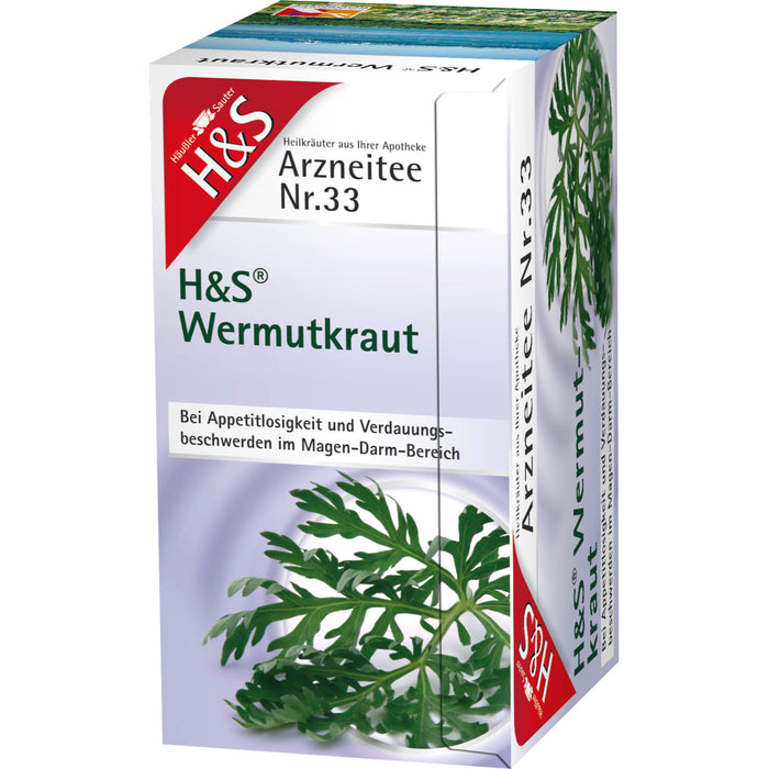 H&S Wermutkraut Arzneitee Nr. 33 Filterbeutel, 20 pcs. Filter bag