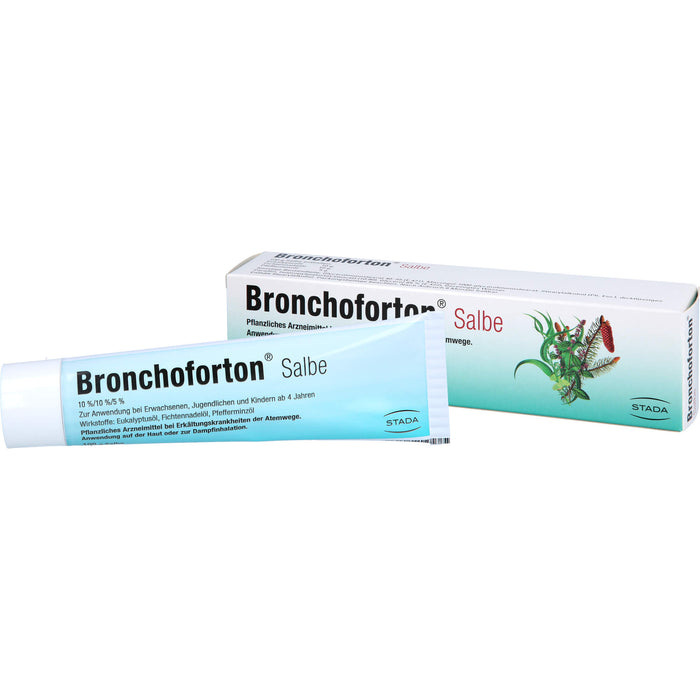 Bronchoforton Salbe bei Erkältungskrankheiten, 100 g Ointment