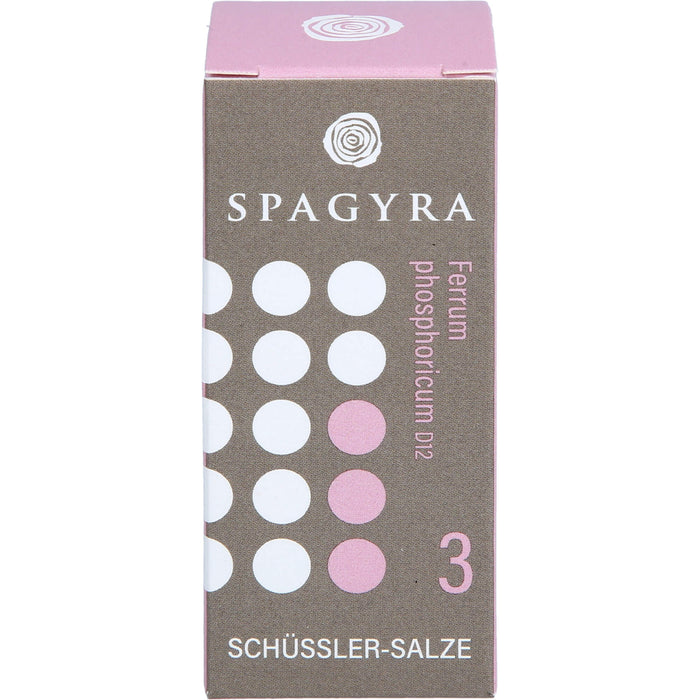 Schüssler 3 Ferrum phosphoricum D12 Globuli, 10 g GLO