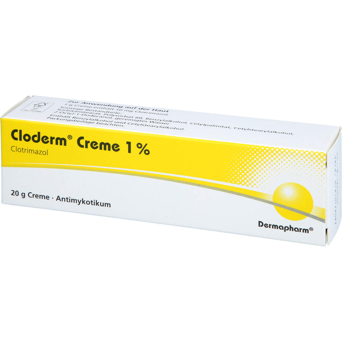 Cloderm Creme 1% Antimykotikum, 20 g Crème