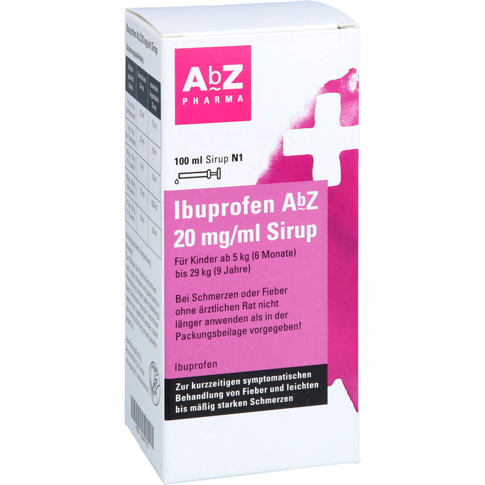 Ibuprofen AbZ 20mg/ml Sirup, 100 ml Solution