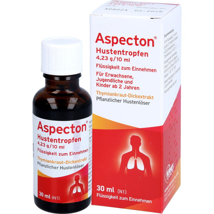 Aspecton Hustentropfen pflanzlicher Hustenlöser, 30 ml Solution