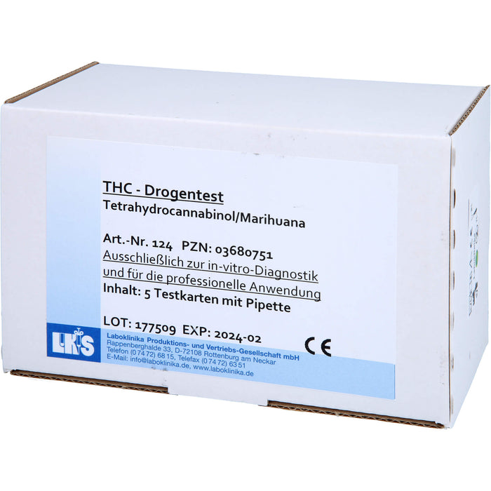 DROGENT THC CARD SIN U LKS, 5 St TES