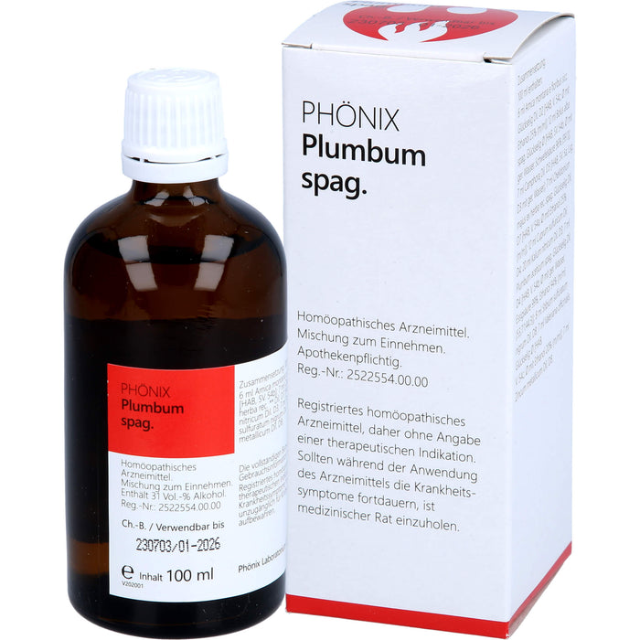 Phönix plumbum spag. Tropfen, 100 ml MIS