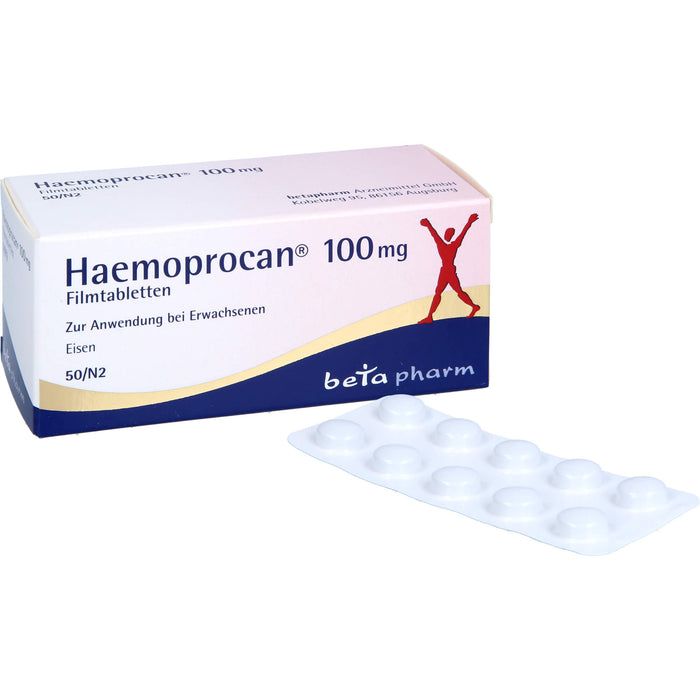 Haemoprocan 100 mg, Filmtabletten, 50 St FTA