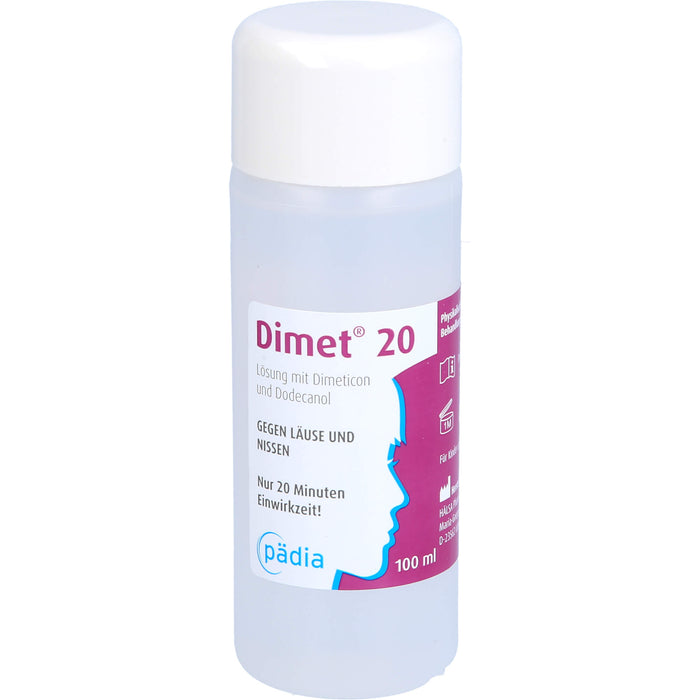 Dimet 20 Lösung gegen Läuse und Nissen, 100 ml Lösung