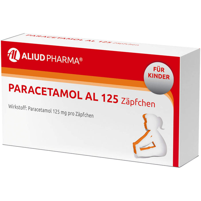 Paracetamol AL 125 Zäpfchen, 10 pc Suppositoires