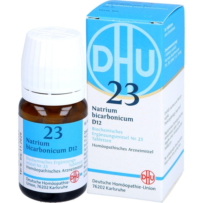 DHU Schüßler-Salz Nr. 23 Natrium bicarbonicum D12 Tabletten, 80 pc Tablettes