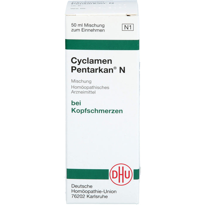 DHU Cyclamen Pentarkan N Mischung bei Kopfschmerzen, 50 ml Lösung