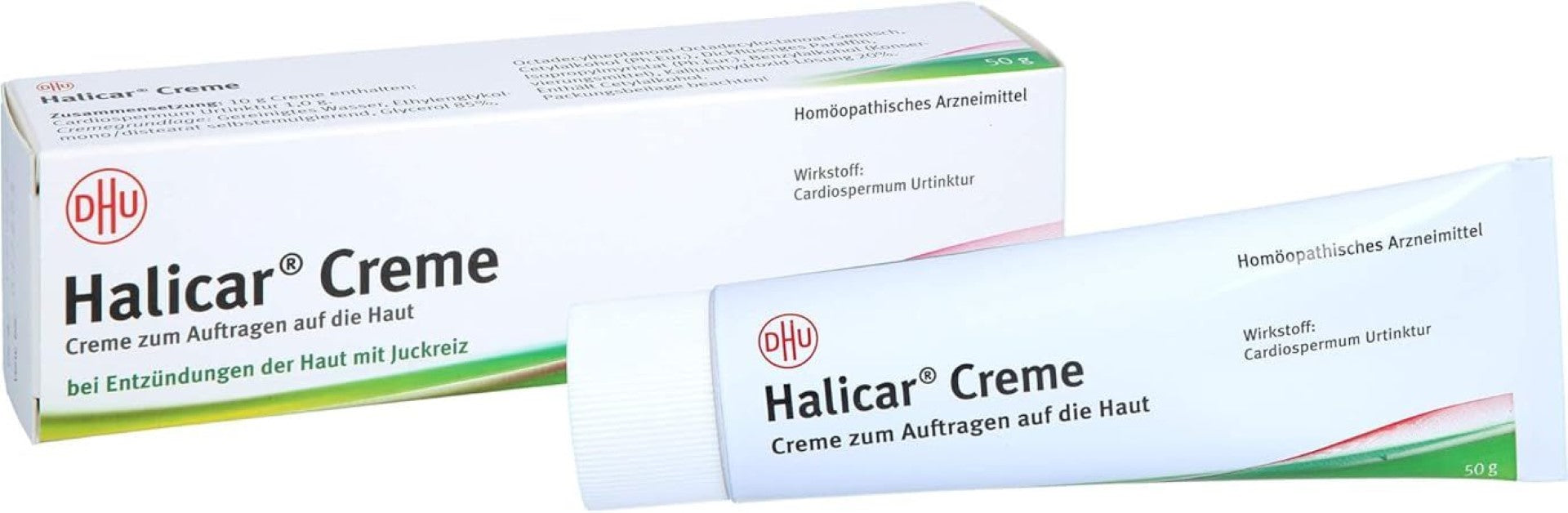 DHU Halicar Creme, bei Entzündungen der Haut mit Juckreiz, 50 g Creme