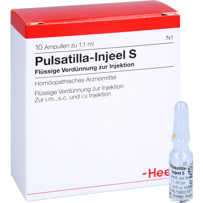 Pulsatilla-Injeel S Ampullen, 10 pc Ampoules