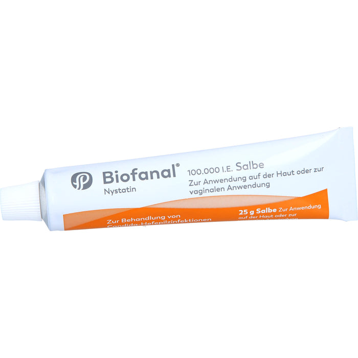 Biofanal 100.00 I.E. Salbe bei Candida-Hefepilzinfektionen, 25 g Ointment