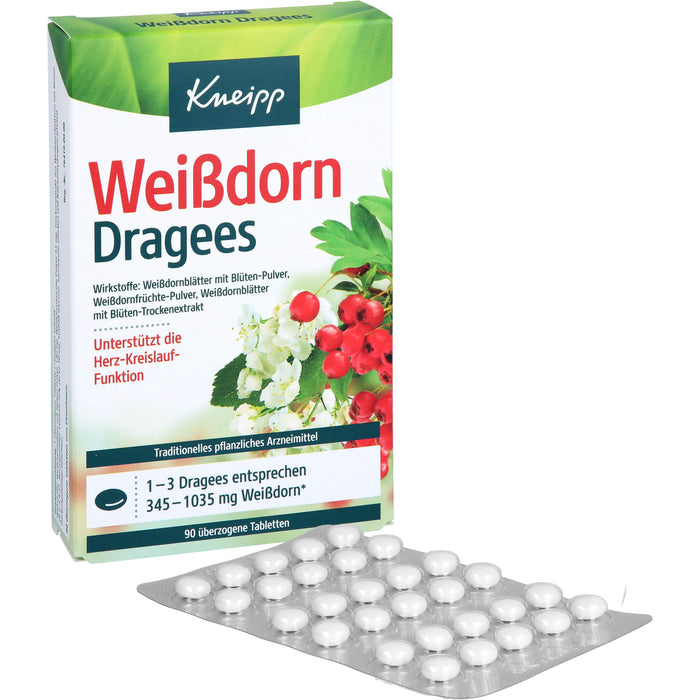 Kneipp Weißdorn Dragees, 90 pcs. Tablets