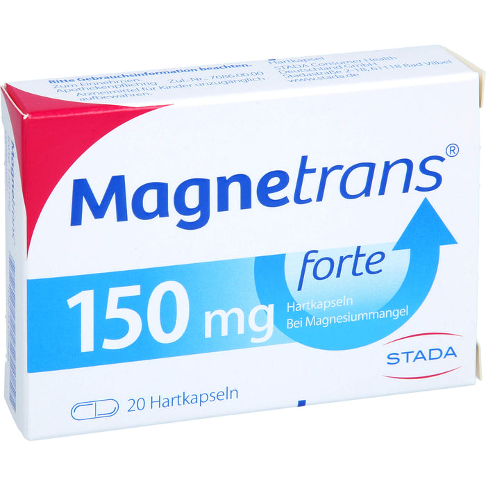 Magnetrans forte 150 mg Hartkapseln bei Magnesiummangel, 20 pc Capsules