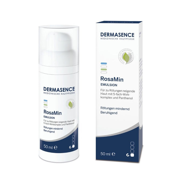 DERMASENCE RosaMin Emulsion für zu Rötungen neigende Haut, 50 ml Lösung