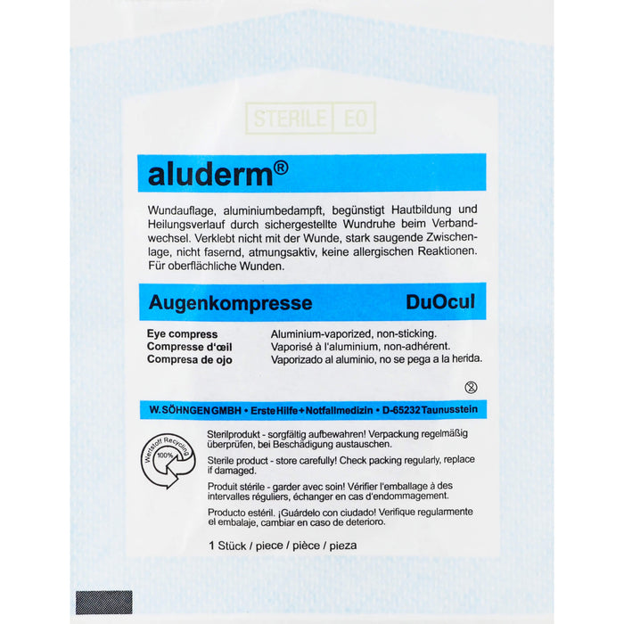 aluderm Augenkompresse steril DuOcul, 1 pc Compresses