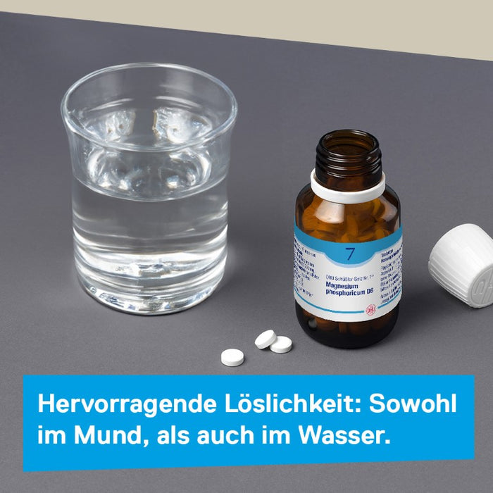 DHU Schüßler-Salz Nr. 7 Magnesium phosphoricum D6 – Das Mineralsalz der Muskeln und Nerven – das Original – umweltfreundlich im Arzneiglas, 900 St. Tabletten