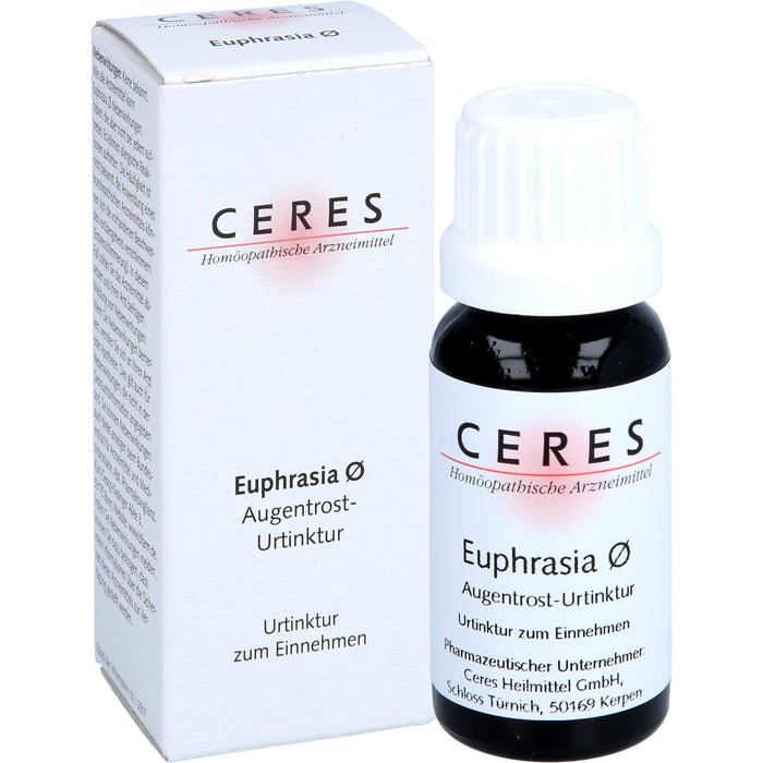 Ceres Euphrasia Urtinktur, 20 ml TRO