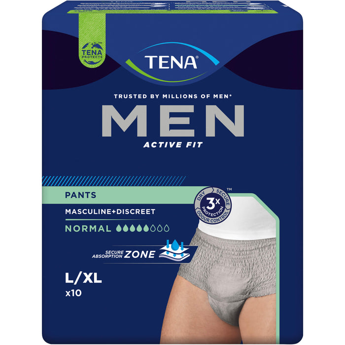 Tena Men Actfit No L/xl Gr, 10 St