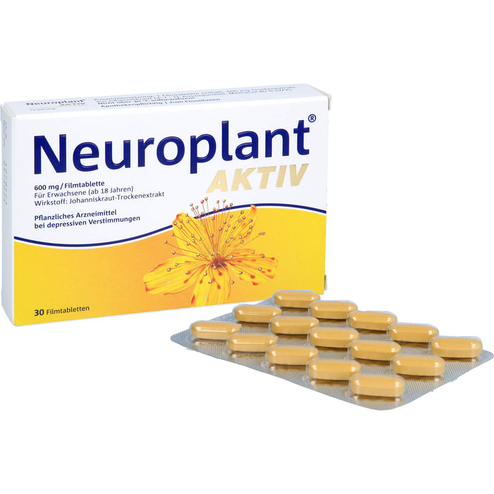 Neuroplant AKTIV Filmtabletten bei depressiven Verstimmungen, 30 St. Tabletten