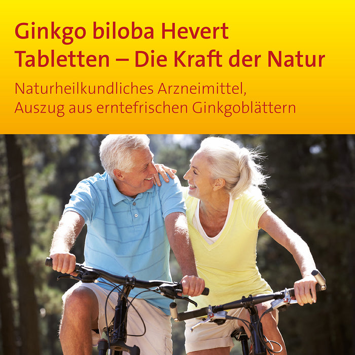 Ginkgo biloba Hevert mit einem Auszug aus erntefrischen Ginkgoblättern, 100 St. Tabletten